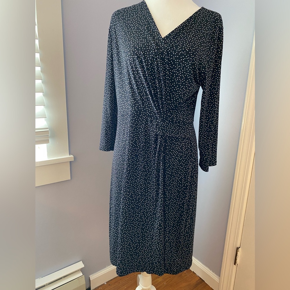 Gorgeous black & white tint polka  dot dress from Stitch Fix.  Never worn .